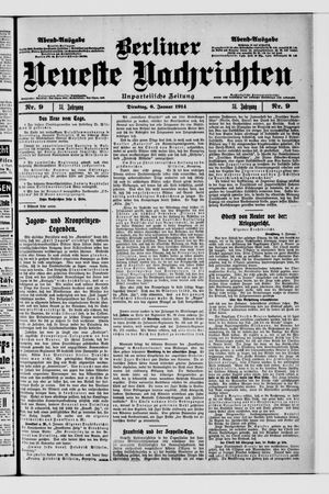 Berliner Neueste Nachrichten vom 06.01.1914