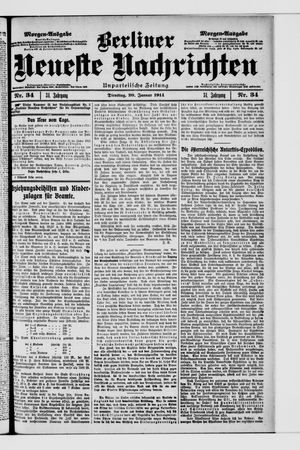 Berliner Neueste Nachrichten on Jan 20, 1914
