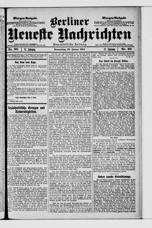 Berliner Neueste Nachrichten vom 22.01.1914