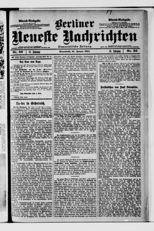 Berliner Neueste Nachrichten vom 31.01.1914