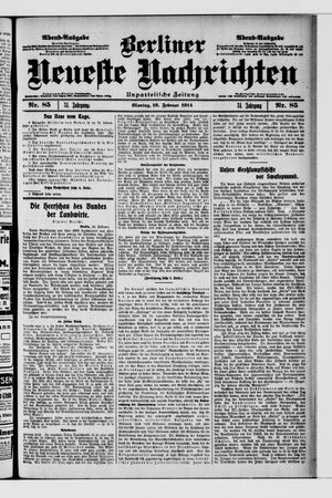 Berliner Neueste Nachrichten vom 16.02.1914