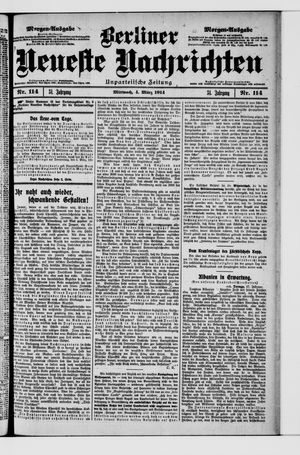 Berliner Neueste Nachrichten vom 04.03.1914