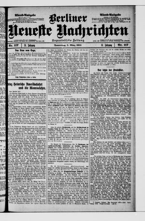 Berliner Neueste Nachrichten on Mar 5, 1914