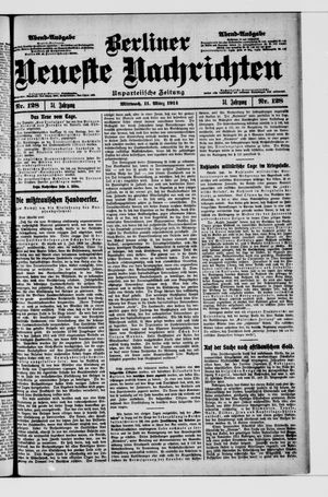 Berliner Neueste Nachrichten vom 11.03.1914