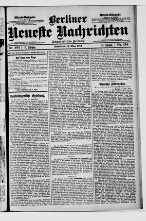 Berliner Neueste Nachrichten vom 14.03.1914