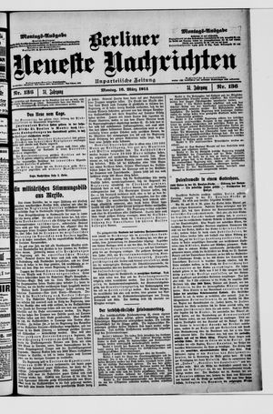 Berliner Neueste Nachrichten on Mar 16, 1914