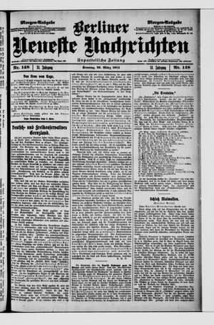 Berliner Neueste Nachrichten vom 22.03.1914