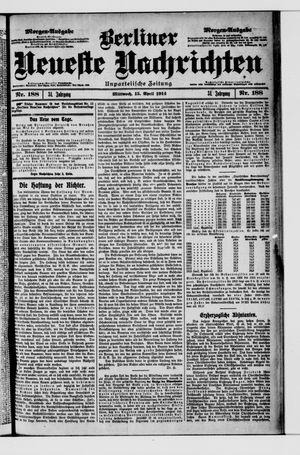 Berliner Neueste Nachrichten on Apr 15, 1914