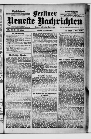 Berliner Neueste Nachrichten vom 24.04.1914