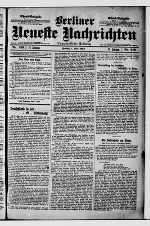 Berliner Neueste Nachrichten vom 01.05.1914