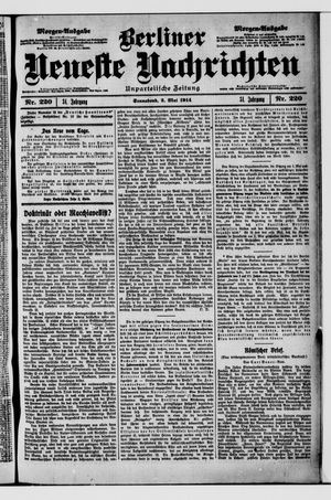 Berliner Neueste Nachrichten vom 02.05.1914