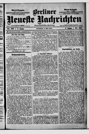 Berliner Neueste Nachrichten vom 02.05.1914