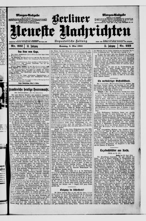 Berliner Neueste Nachrichten on May 3, 1914