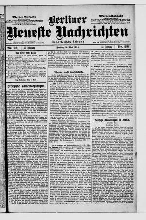 Berliner Neueste Nachrichten vom 08.05.1914