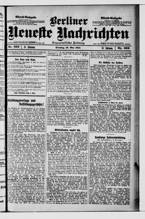 Berliner Neueste Nachrichten vom 19.05.1914