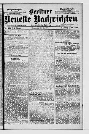 Berliner Neueste Nachrichten vom 28.05.1914