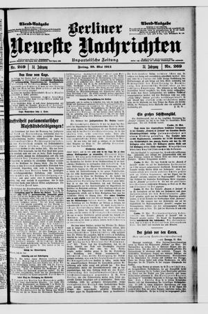 Berliner Neueste Nachrichten on May 29, 1914