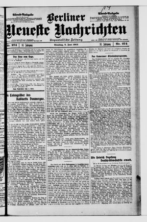 Berliner Neueste Nachrichten vom 02.06.1914