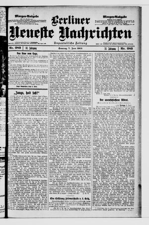 Berliner Neueste Nachrichten vom 07.06.1914