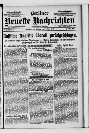 Berliner neueste Nachrichten vom 05.03.1915