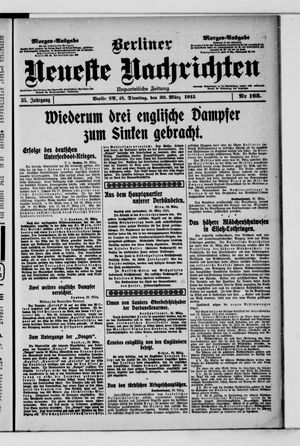 Berliner Neueste Nachrichten vom 30.03.1915