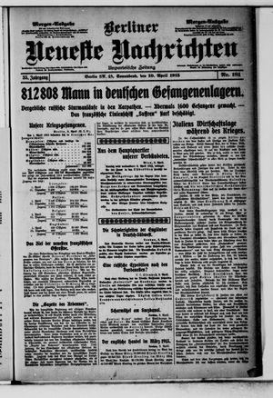 Berliner Neueste Nachrichten vom 10.04.1915