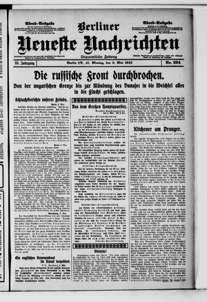 Berliner Neueste Nachrichten vom 03.05.1915