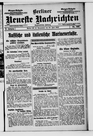 Berliner Neueste Nachrichten vom 12.06.1915