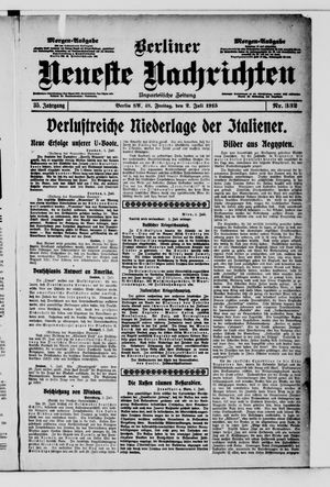 Berliner Neueste Nachrichten vom 02.07.1915