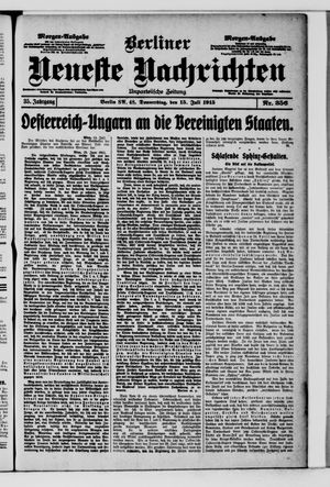 Berliner Neueste Nachrichten vom 15.07.1915