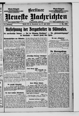 Berliner Neueste Nachrichten vom 17.07.1915