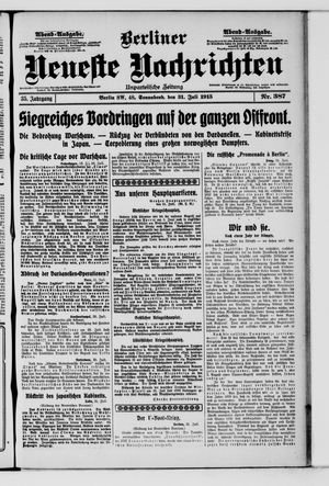 Berliner Neueste Nachrichten vom 31.07.1915