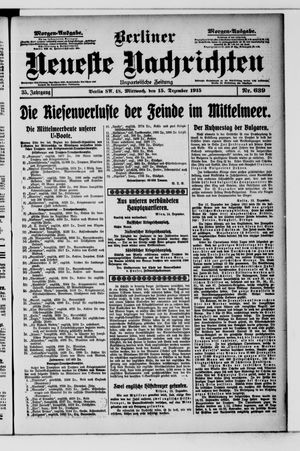 Berliner Neueste Nachrichten vom 15.12.1915