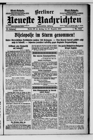 Berliner Neueste Nachrichten vom 17.12.1915