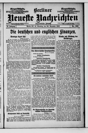 Berliner Neueste Nachrichten vom 28.12.1915