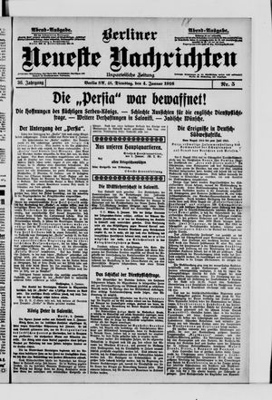 Berliner Neueste Nachrichten on Jan 4, 1916