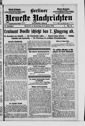 Berliner Neueste Nachrichten vom 06.01.1916