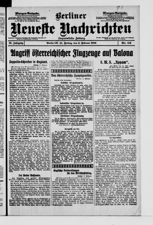 Berliner Neueste Nachrichten vom 04.02.1916