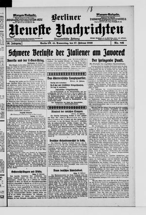 Berliner Neueste Nachrichten vom 17.02.1916