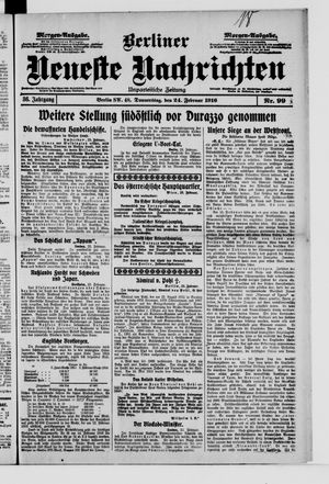 Berliner Neueste Nachrichten on Feb 24, 1916