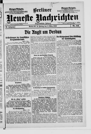Berliner Neueste Nachrichten vom 03.03.1916