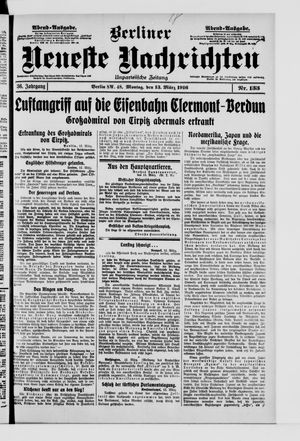 Berliner Neueste Nachrichten vom 13.03.1916