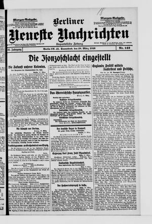 Berliner Neueste Nachrichten on Mar 17, 1916