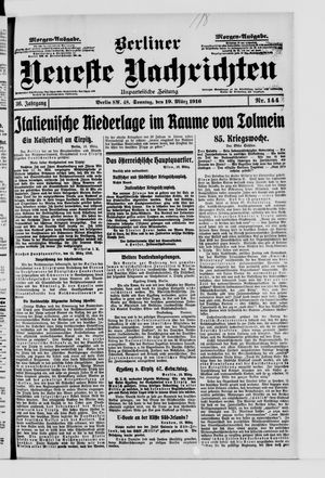 Berliner Neueste Nachrichten vom 19.03.1916