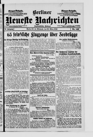 Berliner Neueste Nachrichten vom 22.03.1916