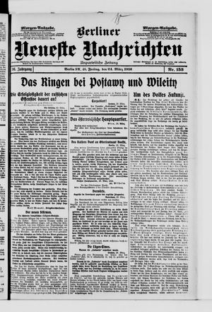 Berliner Neueste Nachrichten on Mar 24, 1916