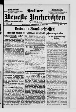Berliner Neueste Nachrichten vom 25.03.1916