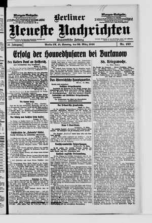 Berliner Neueste Nachrichten vom 26.03.1916