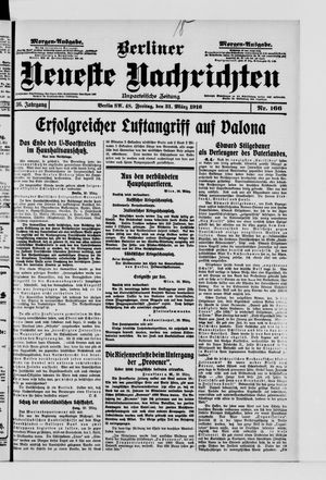 Berliner Neueste Nachrichten vom 31.03.1916