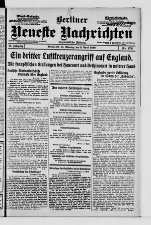 Berliner Neueste Nachrichten vom 03.04.1916